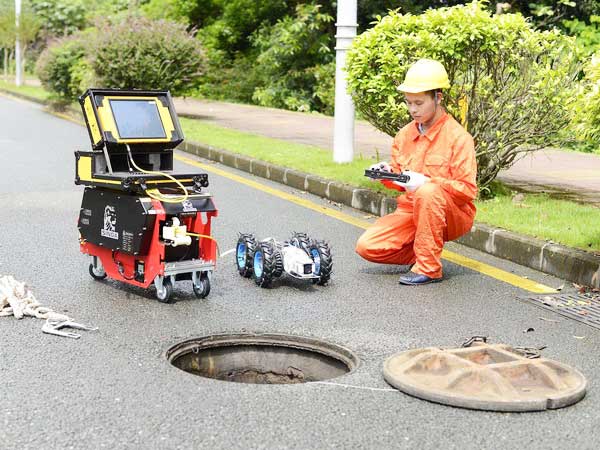 南城街道管道机器人检测