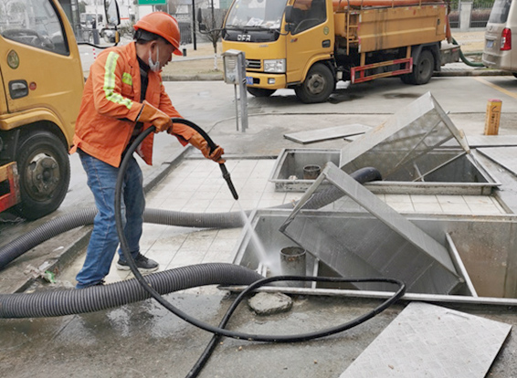 南城街道隔油池清理